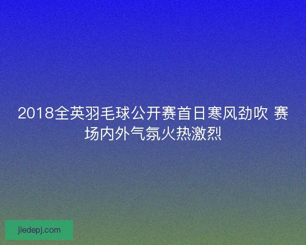 2018全英羽毛球公开赛首日寒风劲吹 赛场内外气氛火热激烈